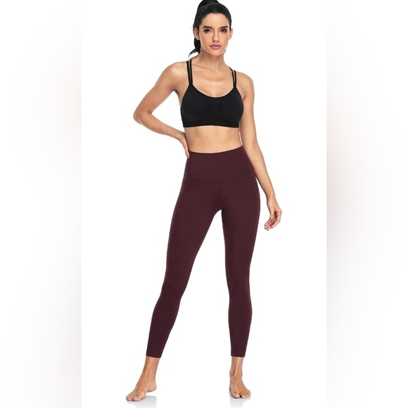 NWT High Waisted Athletic Cropped Yoga Leggings Size XS - Picture 3 of 6